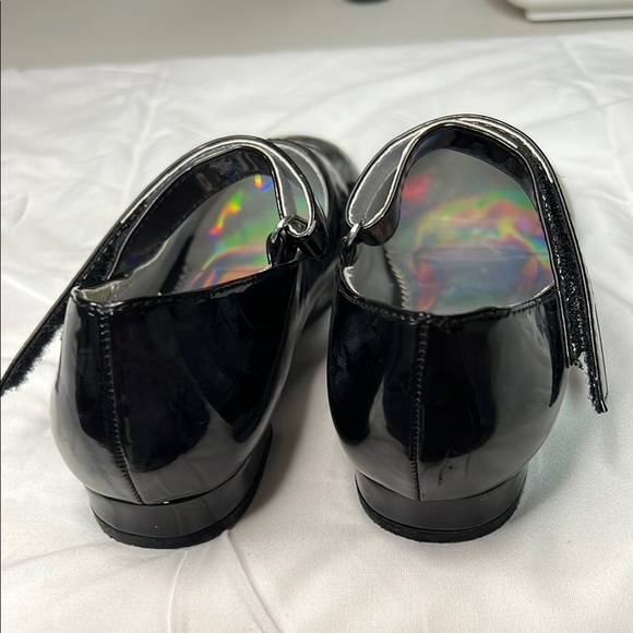 Josmo Shiny Black Strap Shoes - Picture 5 of 5